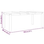 vidaXL Ensemble à manger Panama 4 Pièces blanc bois de pin massif