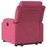 vidaXL Fauteuil inclinable Rouge bordeaux Velours