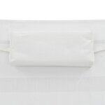 vidaXL Chaise longue avec oreiller Résine tressée Noir