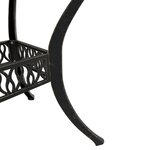 vidaXL Ensemble manger de jardin 5 Pièces bronze aluminium coulé