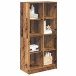 vidaXL Haut Armoire Bois Ancien 68 x 37 x 142 cm Bois d'ingénierie