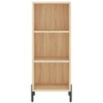 vidaXL Buffet haut Chêne sonoma 34 5x34x180 cm Bois d'ingénierie