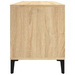 vidaXL Armoire à disques chêne sonoma 100x38x48 cm bois d'ingénierie