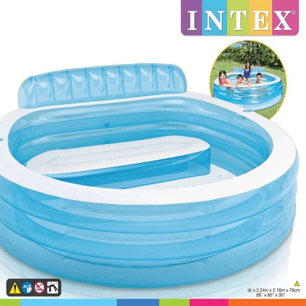 Intex Piscine gonflable Swim Center Family Lounge Pool 57190NP