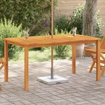 vidaXL Table de jardin 150x90x74 cm Bois d'acacia massif