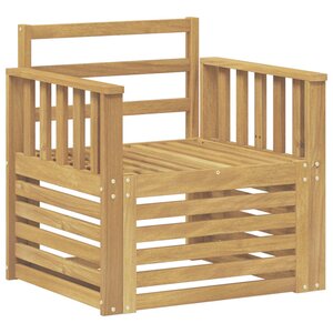 vidaXL 2 Pièce Ensemble de canapés d'extérieur Bois d'Acacia Massif