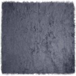 vidaXL Tapis en Peau de Mouton Synthétique Anthracite 200 x 200 cm