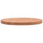 vidaXL Dessus de table Ø40x2 5 cm rond bois massif de hêtre
