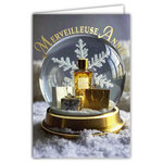 Carte de Vœux Merveilleuse Année + Enveloppe 12x17cm