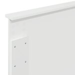 vidaXL Tête de lit Blanc Brillant 80 cm Bois d'ingénierie