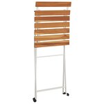 vidaXL Ensemble de bistro pliable 7 Pièces bois d'acacia solide et acier