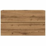 vidaXL Armoire d'évier chêne artisanal 90x38 5x45 cm bois d'ingénierie