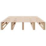 vidaXL Cadre de lit sans matelas 140x200 cm bois massif de pin