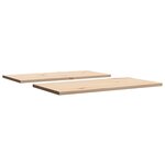 vidaXL Dessus de table 2 Pièces 70x35x1 7cm rectangulaire bois pin massif