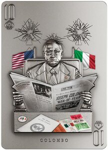 Pièce de monnaie en Argent 5 Dollars g 62.2 (2 oz) Millésime 2026 The Five Families COLOMBO