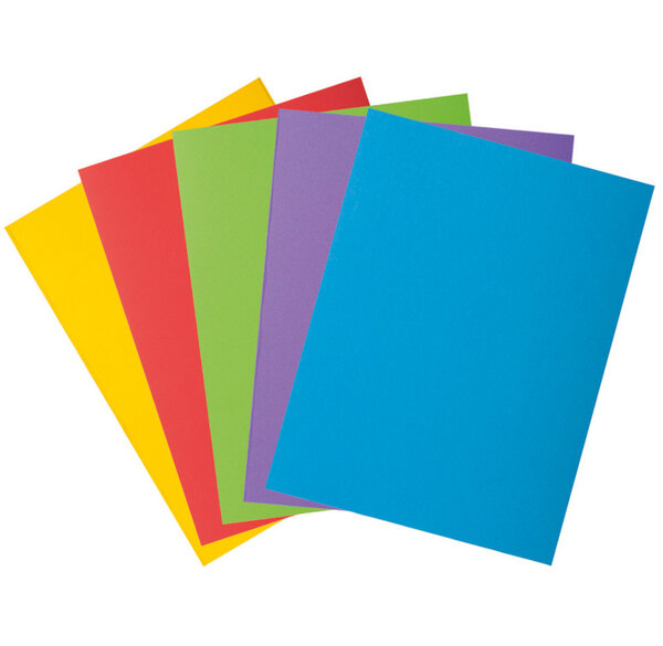 Paquet de 50 chemises 2 rabats ROCK''S 220 - 24x32cm EXACOMPTA