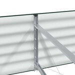 vidaXL Jardinière surélevée Vert 240 x 80 x 44 cm Acier