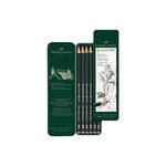 Set Sélection Castell 9000 de 6 crayons graphite FABER-CASTELL