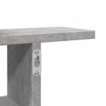 vidaXL Étagères murales 2 Pièces gris béton 50x12x50 cm bois d'ingénierie