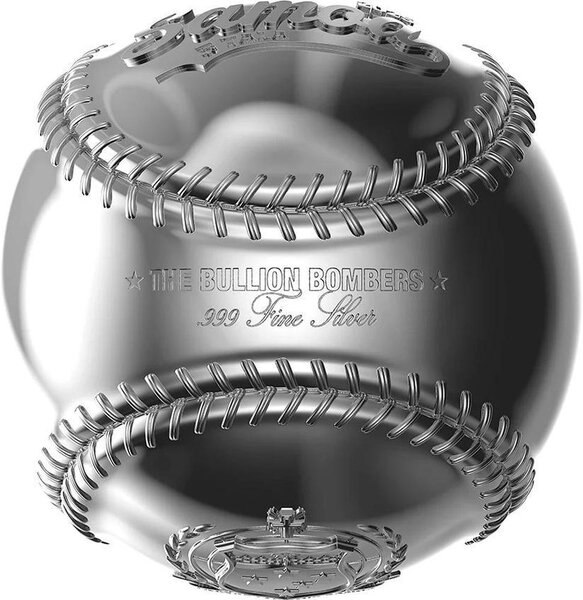 Pièce de monnaie en Argent 5 Tala g 62.2 (2 oz) Millésime 2025 BASEBALL 3D