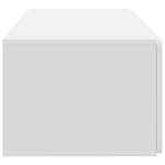 vidaXL Meuble TV mural Blanc 78 5 x 41 x 30 cm Bois d'ingénierie