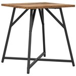 vidaXL Ensemble de tables d'appoint 2 Pièces Bois ancien et noir