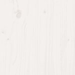 vidaXL Jardinière blanc 70x70x46 cm bois de pin massif