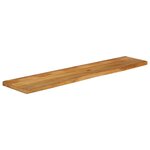 vidaXL Dessus de table à bord vivant 160x20x2 5cm bois massif manguier