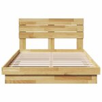vidaXL Cadre de lit avec tête de lit sans matelas 120x200 cm