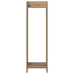 vidaXL Support de Plante Chêne artisanal 30 x 30 x 100 cm