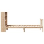 vidaXL Lit bibliothèque sans matelas 90x190 cm bois de pin massif