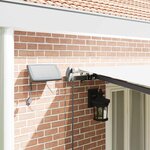 vidaXL Auvent Rétractable Blanc 600 ×300 cm tissu