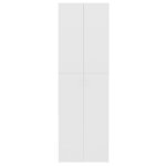 vidaXL Armoire de bureau Blanc 60 x 32 x 190 cm Bois d'ingénierie