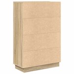 vidaXL Bureau Chêne sonoma 71 5 x 31 5 x 106 5 cm Bois d'ingénierie