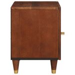 vidaXL Cabinet de chevet 2 Pièces Marron 40 x 33 5 x 46 cm