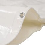 vidaXL Bâche 650 g / m² 4 x 6 m Blanc