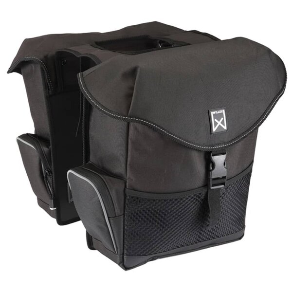 Willex sacoches de vélo 24 l noir 13301