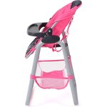 Bayer Chic 2000 655-84 - Chaise haute pour poupées Rose à pois