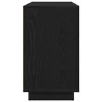 Buffet vidaXL Chêne Noir 102x35x60 cm En Bois d'Ingénierie