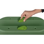 Jardinière Cavaliere 19 5 L - Systeme de Fixation - pour Balcons et Rambardes - Vert laurier