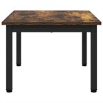 vidaXL Table basse Chêne Fumé 70 x 50 x 36 cm Bois d'ingénierie
