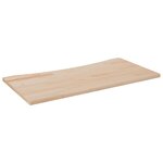 vidaXL Dessus de bureau 110x55x2 5 cm bois massif de pin
