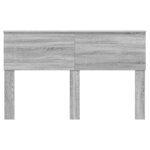 vidaXL Tête de lit Gris Sonoma 160 cm Bois d'ingénierie