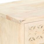 vidaXL Table de chevet 40x30x50 cm Bois de manguier massif