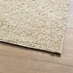 vidaXL Tapis shaggy PAMPLONA poils longs moderne doré 200x200 cm