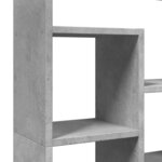 vidaXL Bibliothèque gris béton 72x20x120 5 cm bois d'ingénierie