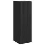 vidaXL Cabinet de Salle de Bain Mural Noir 33 x 34 5 x 100 cm
