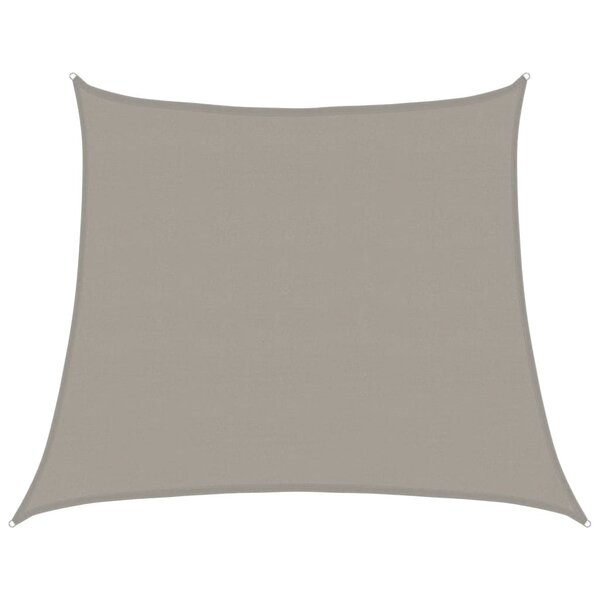 vidaXL Voile d'ombrage 160 g/m² trapèze gris clair 4/5x4 m PEHD
