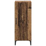 vidaXL Buffet Bois ancien 34 5 x 34 x 90 cm Bois d'ingénierie