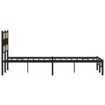 vidaXL Cadre de lit sans matelas chêne sonoma 140x200 cm